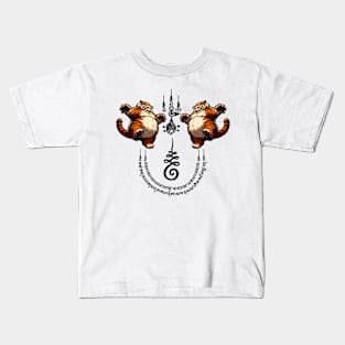 Thai Tattoo Parody "Sak Yant Tiger" Kids T-Shirt